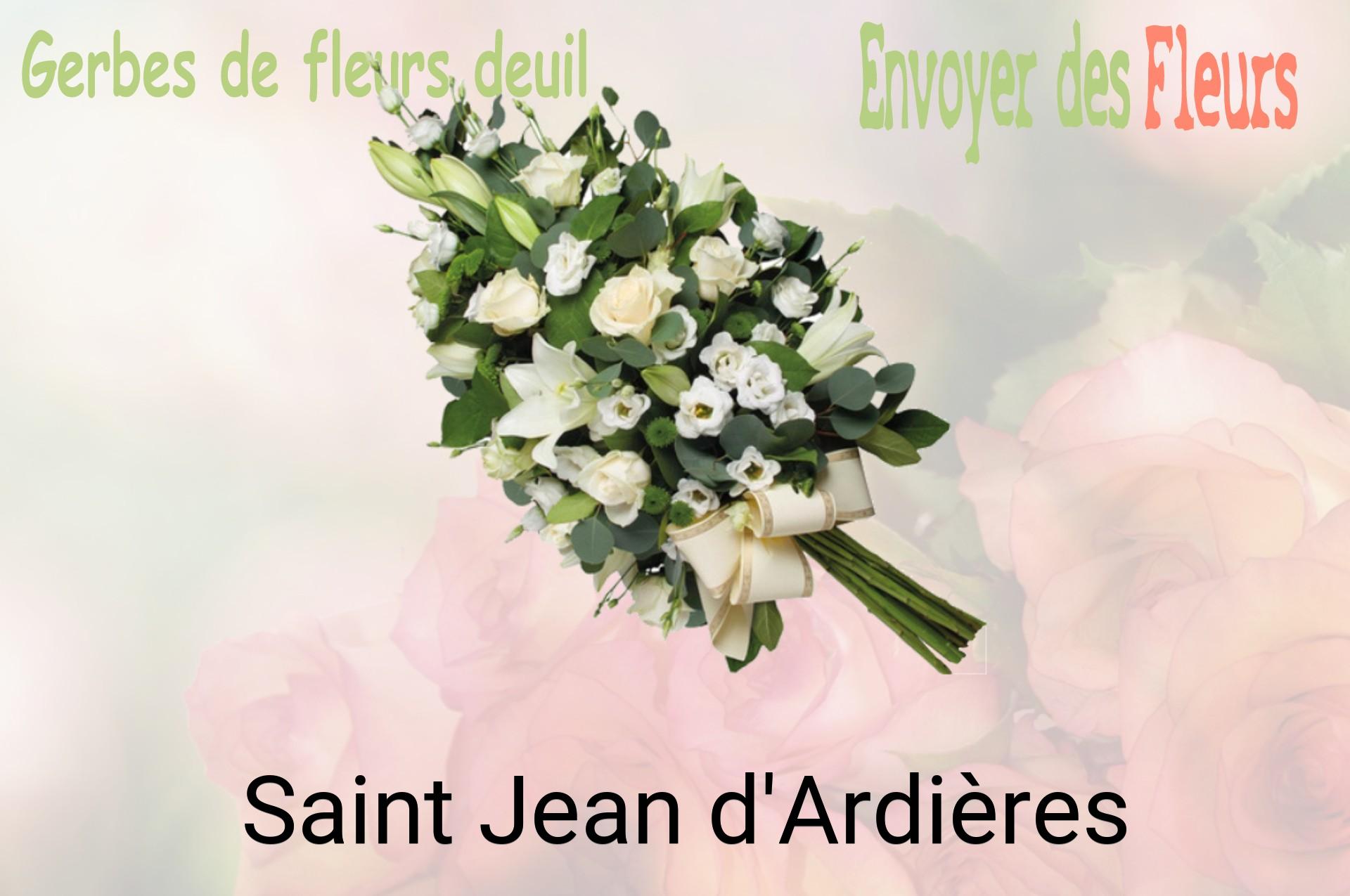 Gerbe de fleurs de deuil livrée à Saint-Jean-d'Ardières